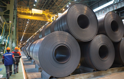 Днепровский металлургический завод  сократил выпуск проката на 27,3%