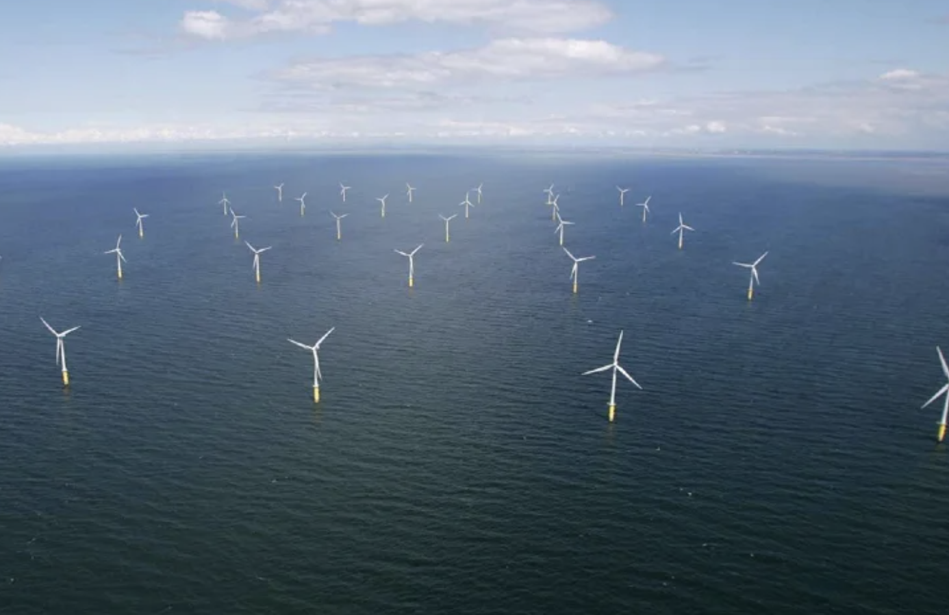У Північному морі запустили унікальну вітрову електростанцію