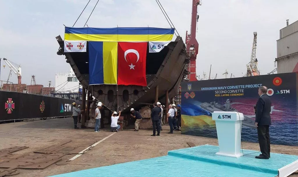 Туреччина будує другий корвет для ВМС ЗСУ